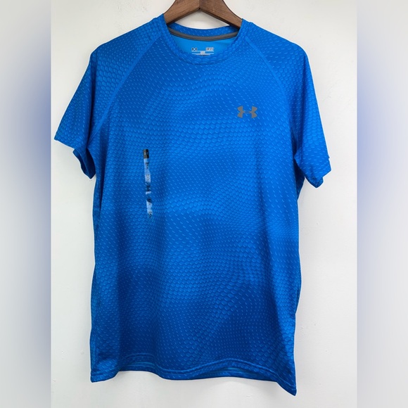 Under Armour size Small Men’s Blue Heatgear Loose Fit Short Sleeve T-shirt - Picture 1 of 6